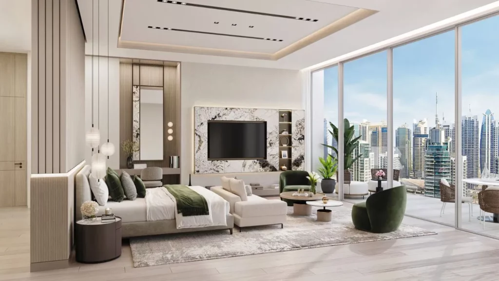 Appartement moderne à Dubaï illustrant le coût du logement pour les expatriés