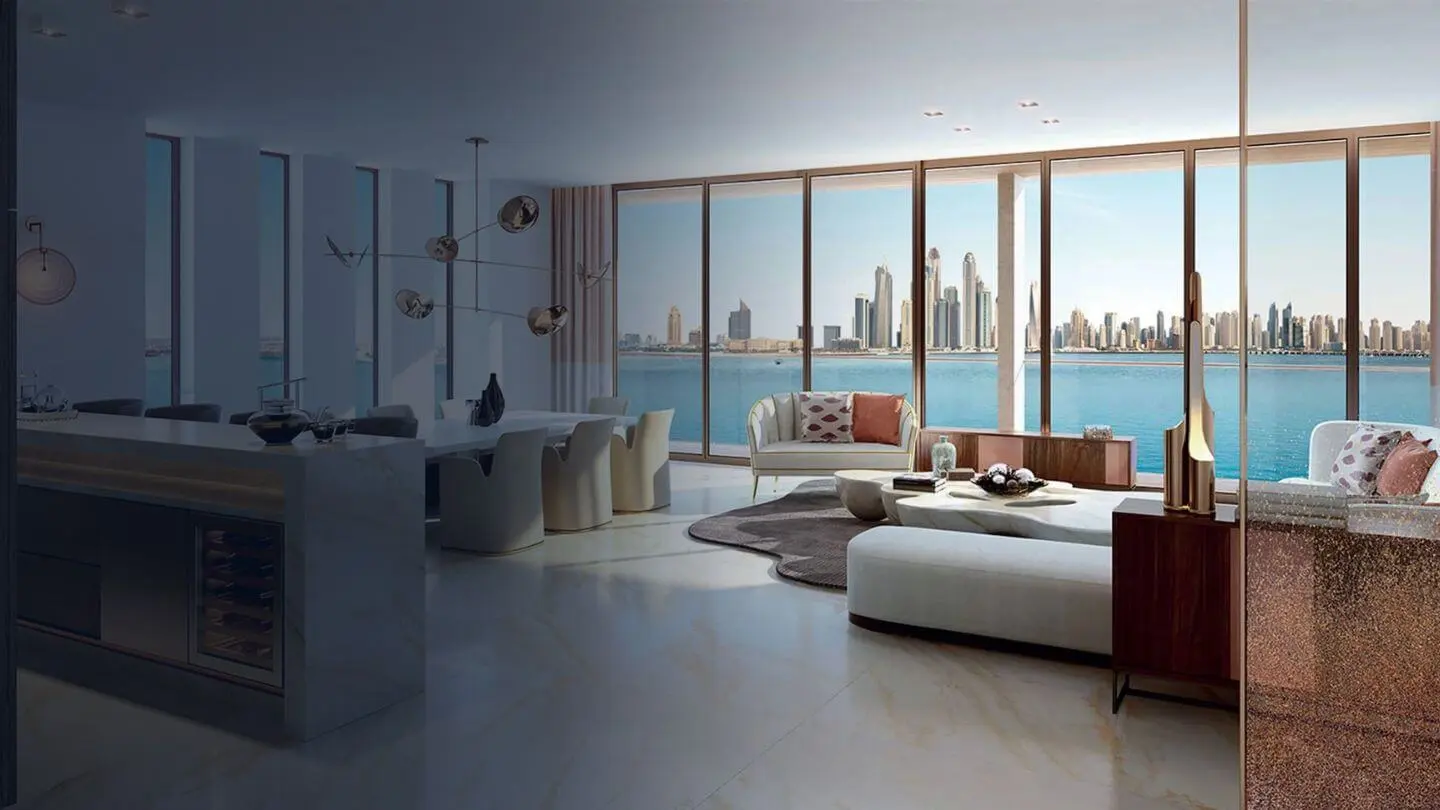 visiter pour acheter un appartement à Dubaï vue mer