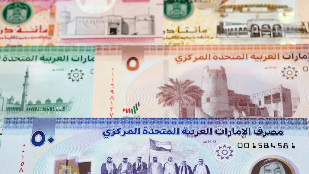 Billet de monnaie dubai