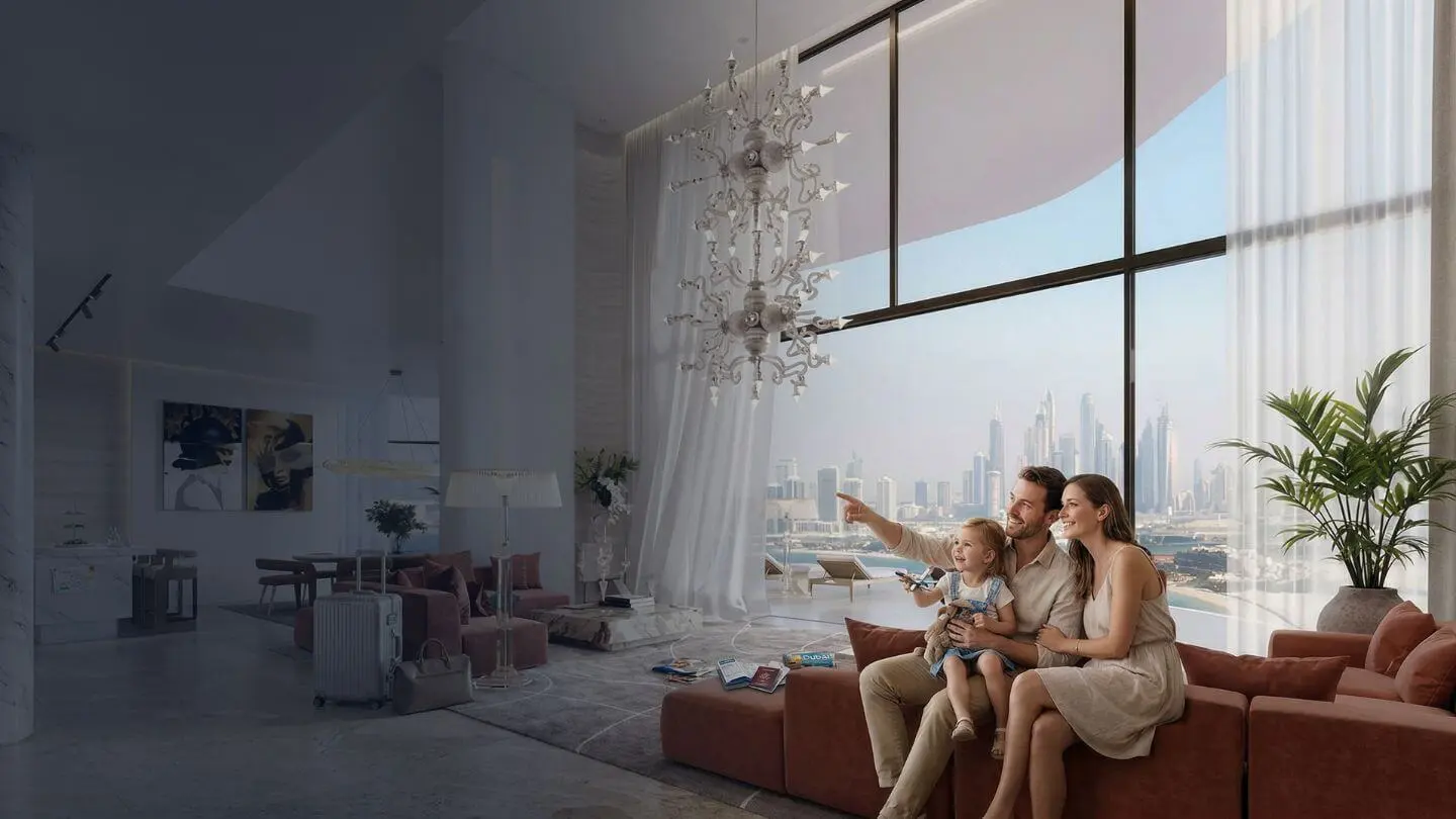 Famille qui s'expatrie à Dubaï. contacter Clemenceau group pour une expatriation à Dubaï réussie